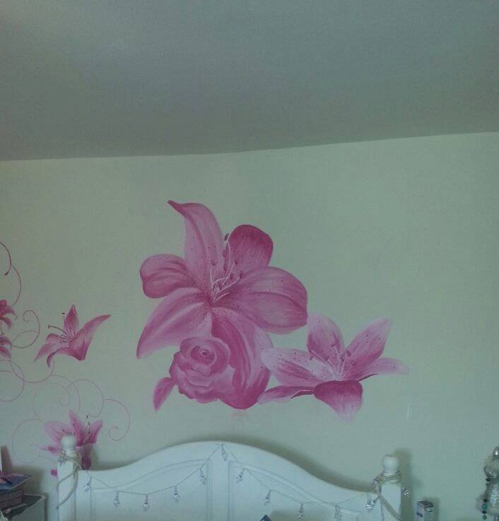 freehand wall art